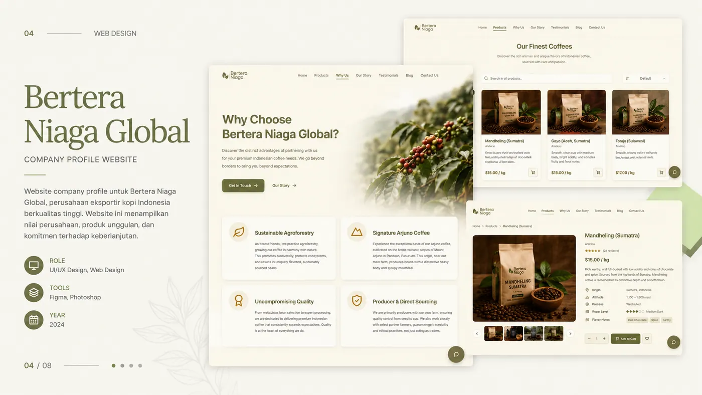 Bertera Company Profile & Catalog portfolio preview