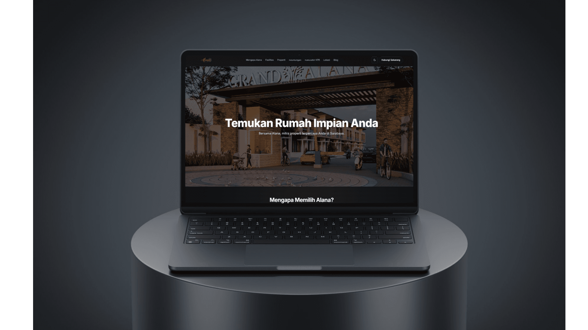 Main view of the Alana Surabaya: Real Estate Website project